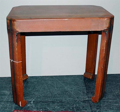 Lot 203 - Asian Style Lacquered Side Table Height 28...