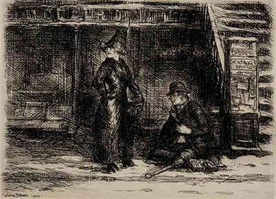 Lot 4402 - John Sloan GIRL AND BEGGAR (MORSE 150) Etching,...