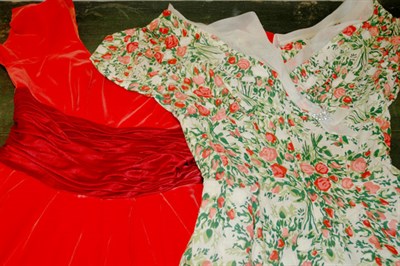 Lot 235 - Miscellaneous Group of Dresses, Fabrics and...