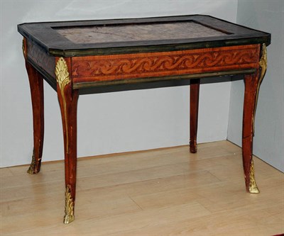 Lot 2550 - Louis XVI Style Gilt-Metal Mounted Marquetry...
