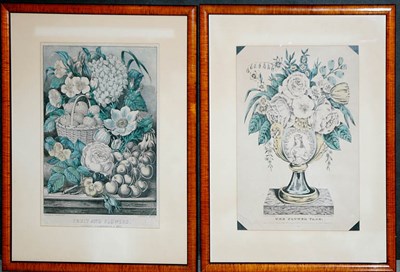 Lot 163 - Currier & Ives, publishers THE FLOWER VASE and...