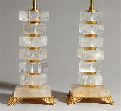 Lot 590 - Pair of Neoclassical Style Gilt-Metal Mounted...