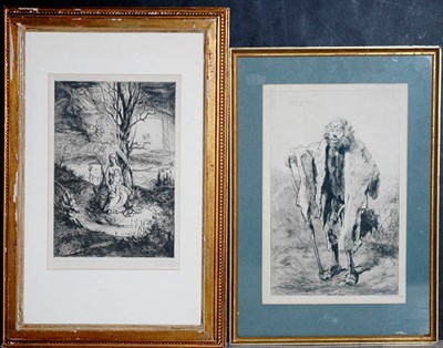 Lot 169 - After Gavarni [THE RETURN HOME] Etching;...
