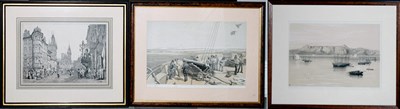 Lot 160 - Edward Lear [BOATS OFF THE COAST] Tinted...