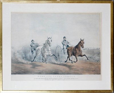 Lot 165 - N. Currier HERO AND FLORA TEMPLE Hand-colored...
