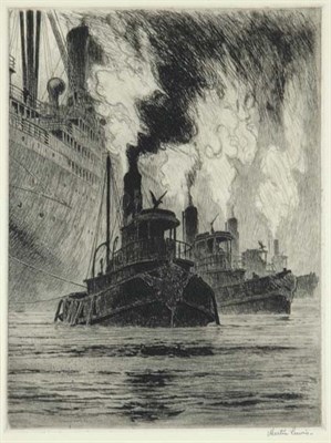 Lot 3353 - Martin Lewis PUFFING BILLIES (M. 20) Etching...