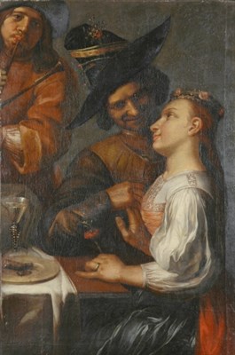 Lot 35 - Flemish School 17th Century The Bridal Feast...