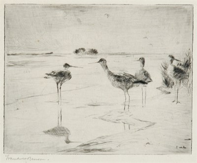 Lot 3320 - Frank W. Benson YELLOWLEGS (PAFF 37) Drypoint,...