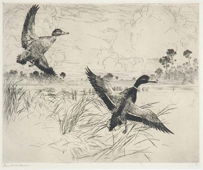 Lot 3321 - Frank W. Benson MALLARDS NO. 2 (P. 138)...