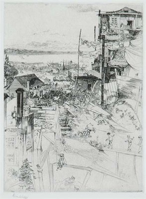 Lot 3383 - John Winkler OLD WHARVES OF SAN FRANCISCO;...