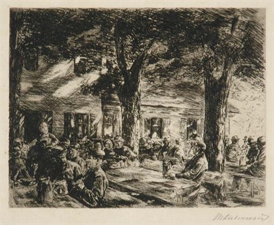 Lot 3356 - Max Liebermann KELLERGARTEN IN ROSENHEIM...