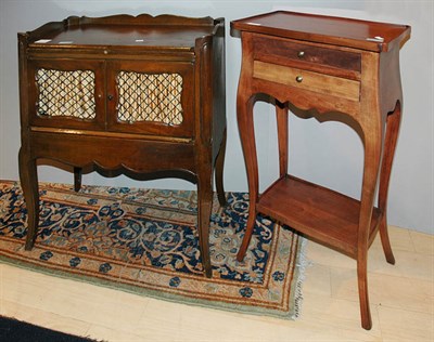 Lot 346 - Two Louis XV/XVI Style Mahogany Side Tables