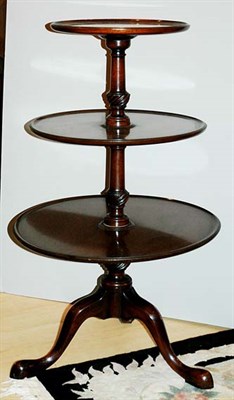 Lot 354 - Georgian Style Mahogany Dumbwaiter Height 41...