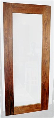 Lot 177A - Walnut Framed Mirror Height 70 inches, width...