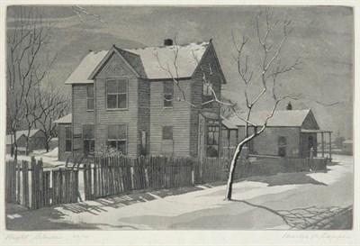 Lot 3325 - Charles M. Capps NIGHT SILENCE Etching and...