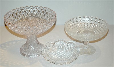 Lot 449 - Miscellaneous Group of Cut and Pressed Glass...
