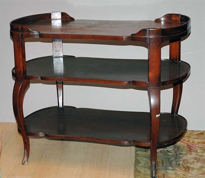 Lot 453 - Louis XV Style Fruitwood Three-Tier Server...