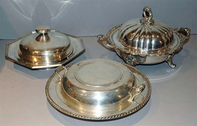 Lot 455 - Miscellaneous Group of Thirteen Silver Plated...