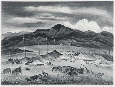 Lot 3331 - Adolf Dehn STORM; CIRCUS IN THE MOUNTAINS;...