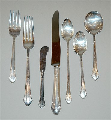 Lot 460 - Gorham Stainless Flatware Service In fitted box.