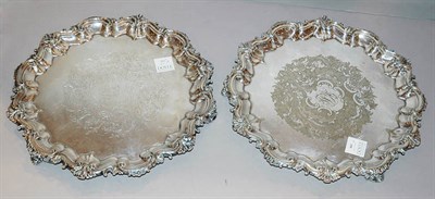 Lot 465 - Pair of Georgian Style Silver Plated Footed...
