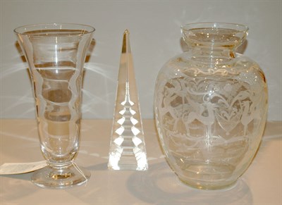 Lot 480 - Miscellaneous Group of Glass Table Articles...