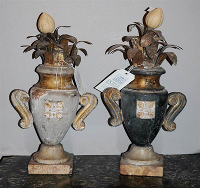 Lot 2166 - Pair of Continental Baroque Style Gilt...
