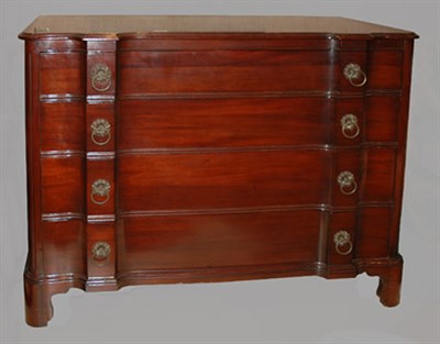Lot 498 - Georgian Style Mahogany Chest of Drawers...