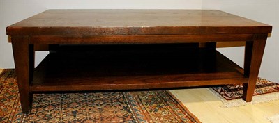 Lot 529 - Wenge Finish Two-Tier Coffee Table Height 17...