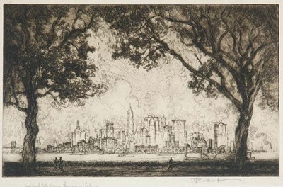 Lot 3365 - Joseph Pennell PALISADES AND PALACES; NEW YORK...
