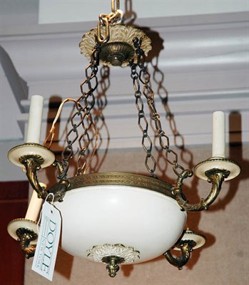 Lot 537 - Victorian Style Painted and Gilt-Metal...