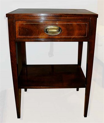 Lot 565 - Georgian Style Mahogany Two-Tier Side Table...