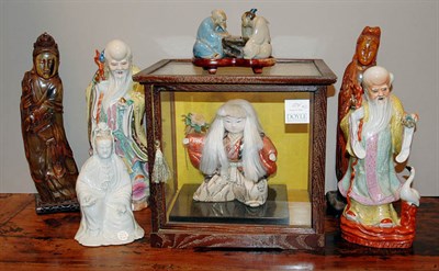 Lot 574 - Miscellaneous Group of Asian Figures...