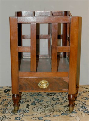 Lot 605 - Georigan Style Mahogany Canterbury