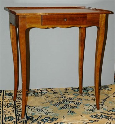 Lot 630 - Provincial Louis XVI Style Single-Drawer Side...