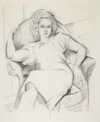 Lot 3373 - Benton Spruance STUDY FOR ADOLESCENT; FLORAL...