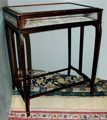 Lot 642 - Edwardian Style Ebonized Vitrine Table Height...