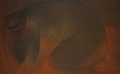 Lot 1153 - Ricardo Martinez Mexican, b.1918 Desnudo, 1967...