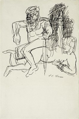 Lot 1140 - Jose Clemente Orozco Mexican, 1883-1949...