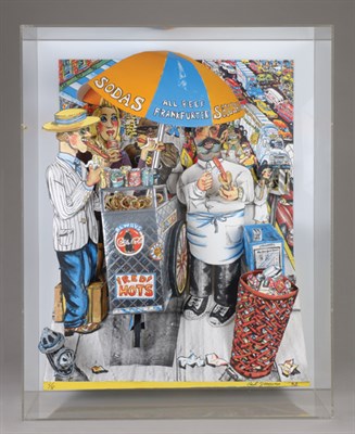 Lot 3143 - Red Grooms HOT DOG VENDER (KNESTRICK 142)...