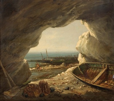 Lot 1014 - Attributed to Edward William Cooke Fisherman...