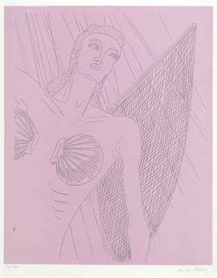 Lot 3251 - Man Ray UNTITLED (A. 60M) Color etching and...