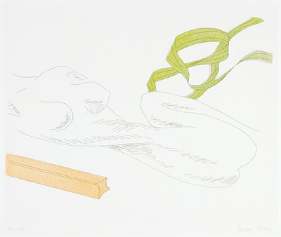 Lot 3250 - Man Ray UNTITLED (A. 60B) Color etching and...