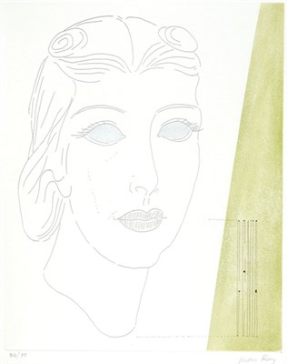 Lot 3249 - Man Ray UNTITLED (ANSELMINO 60A) Color etching...