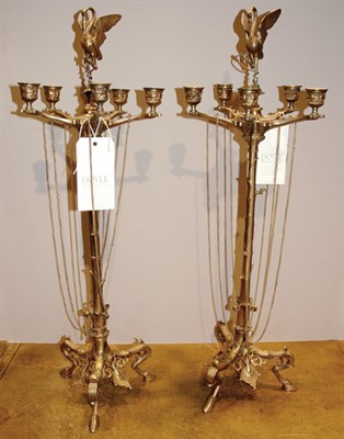 Lot 487 - Pair of Neoclassical Style Gilt-Metal...