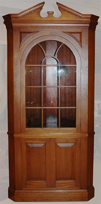 Lot 563 - Georgian Style Mahogany Corner Cabinet Height...