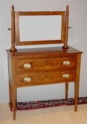 Lot 283 - Federal Style Mahogany Dressing Table with...
