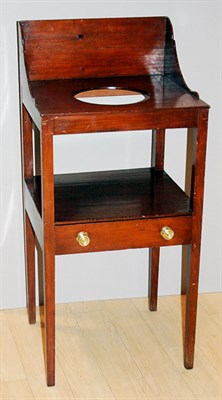 Lot 411 - Georgian Style Fruitwood Washstand Height 39...