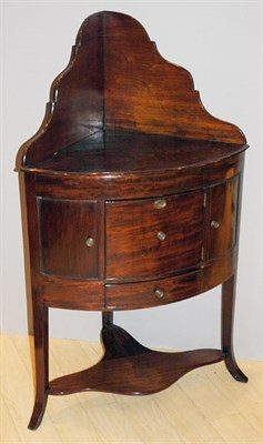Lot 578A - Georgian Style Mahogany Corner Cabinet Height...