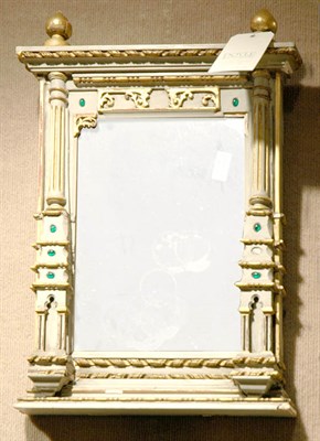 Lot 532A - Continental Parcel Gilt and Painted Mirror...